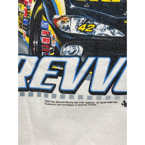 Chase Authentics Jamie McMurray 42 Racing Shirt White Youth Size Large - Picture 4 of 6